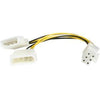 6 LP4 TO 6 PIN PCIE POWER CABLE ADAPTER