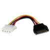 6in SATA to LP4 Power Cable Adapter F/M