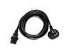 8Ware AU Power Cable 3m - Male Wall 240v PC to Female Power Socket 3pin to IEC 320-C13 for Notebook/AC Adapter IEC 3M Power Cable with Piggy Back
