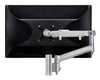 Atdec AWM Single monitor arm solution - dynamic arm - 135mm post - Grommet Clamp - white