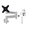 ATDEC QUAD DESK MOUNT SILVER