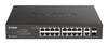 D-Link 18-Port Smart Managed Switch with 16 PoE+ and 2 Combo RJ45/SFP ports. PoE budget 130W