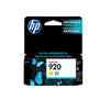 HP 920 BLACK INK 420 PAGE YIELD FOR OJ 6000 & 6500