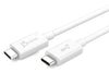 J5create JUCX01 USB-C 3.1 to USB-C 70cm Coaxial cable (Speeds up to 10 Gbps SuperSpeed+ & 20V/5A (100W) power delivery)