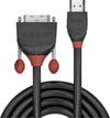 Lindy 5m HDMI-DVI-D Cable BL