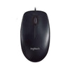 Logitech Wired Mouse M90 Basic, USB, Black, Left/Right Handed
