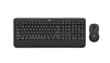 Logitech Wireless Keyboard & Mouse Combo, MK545, Black, USB Receiver, (combo powered by 4x AA, included)