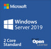Microsoft Windows Server Standard CORE 2019, OLP 2 Licenses No Level Core Licence (2 Core Per SKU)