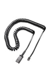PLANTRONICS CABLE, COIL, QD TO MALE MODULAR PLUG, POLARIS U10P
