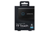 Samsung T7 Touch Portable SSD 500GB ,USB3.2, Type-C, R/W(Max) 1,050MB/s, Aluminium Case, Fingerprint Password Security, Black, 3 Years Warranty