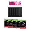 Synology Bundle - DS1520+ x 1 NAS + Seagate Ironwolf 4TB HDDs x 5