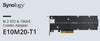 Synology E10M20-T1 - M.2 SSD & 10GbE Combo Adapter - 5 year Warranty - Select Models only