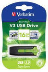 Verbatim 16GB V3 USB3.0 Green Store'n'Go V3; Rectractable USB Storage Drive Memory Stick