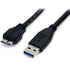 0.5m 1.5ft Black USB 3.0 Micro B Cable