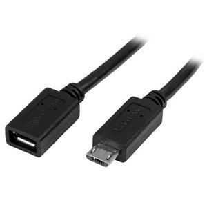 0.5m 20in Micro-USB Extension Cable M/F