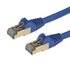 0.5m Blue Cat6a Ethernet Cable - STP