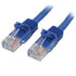 0.5m Blue Snagless Cat5e Patch Cable