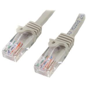 0.5m Gray Snagless Cat5e Patch Cable