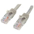 0.5m Gray Snagless Cat5e Patch Cable