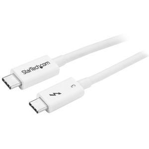 0.5m Thunderbolt 3 Cable 40Gbps - White