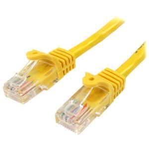 0.5m Yellow Snagless Cat5e Patch Cable