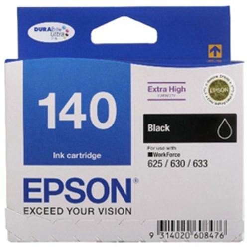 140 EXTRA HIGH CAPACITY BLACK INK CART WORKFORCE 52554560 625 630 633 645 70107510 - Connected Technologies