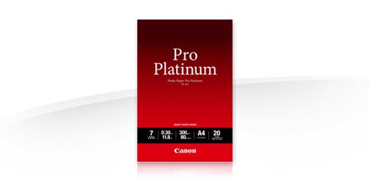 20 SHEETS A4 300GSM PHOTO PAPER PRO PLATINUM - Connected Technologies