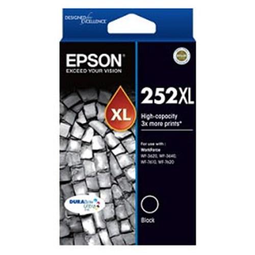 252XL HIGH CAPACITY DURABRITE ULTRA BLACK INK FOR WORKFORCE PRO WF-3620 3640 7610 7620 - Connected Technologies