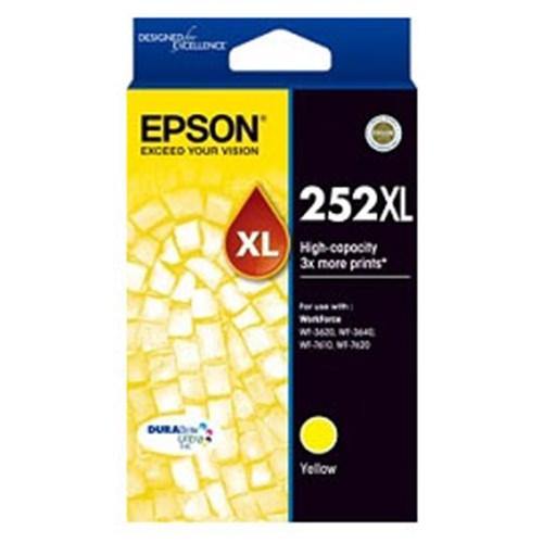 252XL HIGH CAPACITY DURABRITE ULTRA YELLOW INK FOR WORKFORCE PRO WF-3620 3640 7610 7620 - Connected Technologies