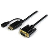 3ft HDMI to VGA active converter cable