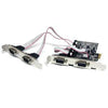 4 Port PCIe Serial Adapter Card w/ 16550