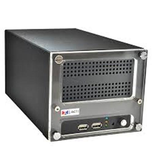 4CH ACTI DESKTOP NVR, 16 MBPS REMOTE ACCESS, BUILT IN DHCP REPAIRED UNIT - Connected Technologies
