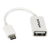 5in White Micro USB to USB OTG Adapter