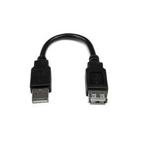 6in USB 2.0 Ext Adapter Cable A to A M/F
