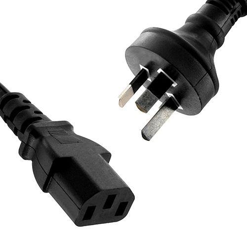 8Ware Power Cable 2m Male wall 240v PC - Connected Technologies