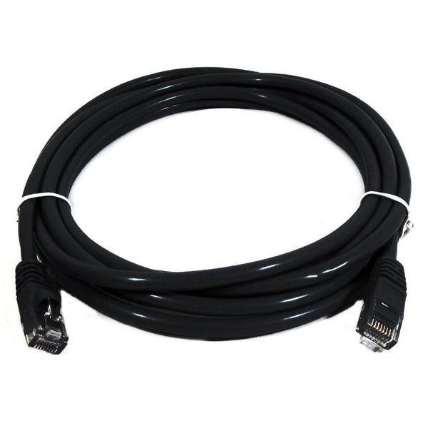 8Ware Cat6a UTP Ethernet Cable 0.5m (50cm) Snagless Black - Connected Technologies