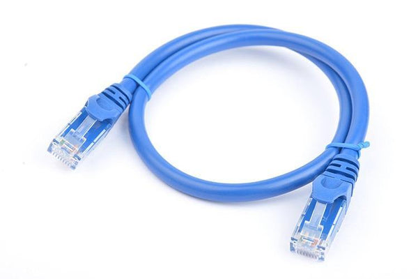 8Ware Cat6a UTP Ethernet Cable 0.5m (50cm) Snagless Blue - Connected Technologies