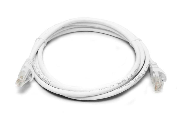 8Ware Cat6a UTP Ethernet Cable 0.5m (50cm) Snagless White - Connected Technologies