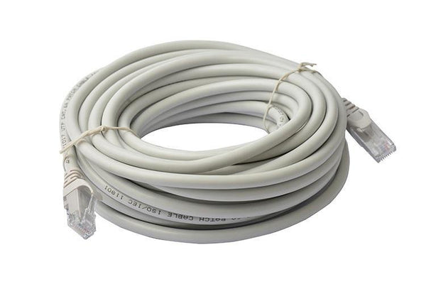 8Ware Cat6a UTP Ethernet Cable 10m Snagless Grey - Connected Technologies