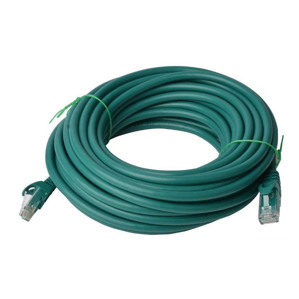8Ware Cat6a UTP Ethernet Cable 30m Snagless Green - Connected Technologies