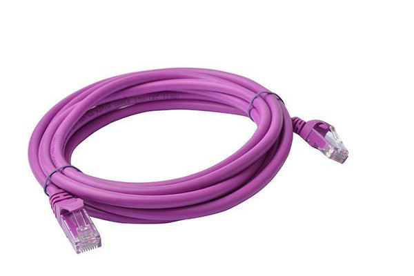 8Ware Cat6a UTP Ethernet Cable 3m Snagless Purple - Connected Technologies
