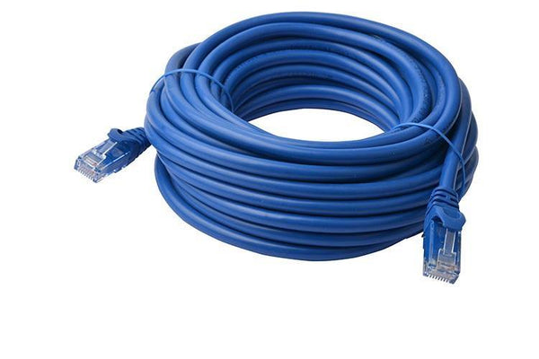 8Ware Cat6a UTP Ethernet Cable 40m Snagless Blue - Connected Technologies