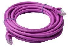 8Ware Cat6a UTP Ethernet Cable 5m Snagless Purple - Connected Technologies