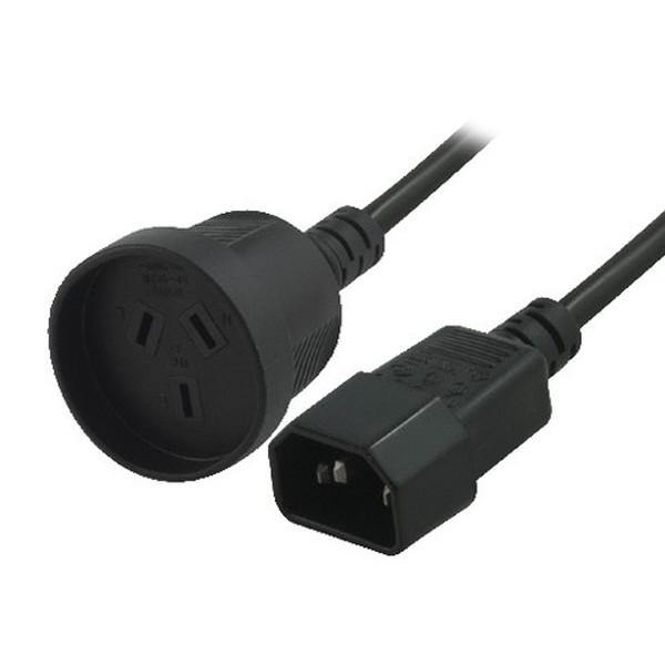 8Ware Power Extension Cable 15cm 3-Pin AU to IEC C14 Female to Male for UPS ~CBC-RC-3083 H40UPSIEC150MM - Connected Technologies