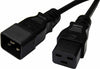 8Ware Power Extension Cable Lead 1m 15A IEC-C19 to IEC-C20 Male to Female for UPS PDU PC Servers Rack-mount Power Distribution Units