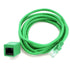 8Ware RJ45 Male to Female Cat5e Network/ Ethernet Cable 2m Green - Standard network extension cable - Connected Technologies