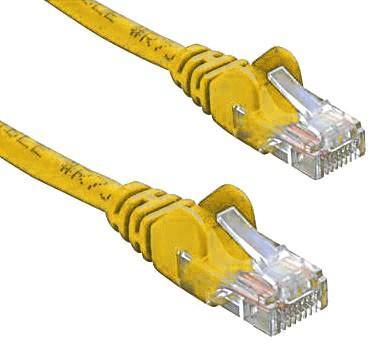 8Ware RJ45M - RJ45M Cat5e UTP Network Cable 0.5m(50cm) Yellow - Connected Technologies