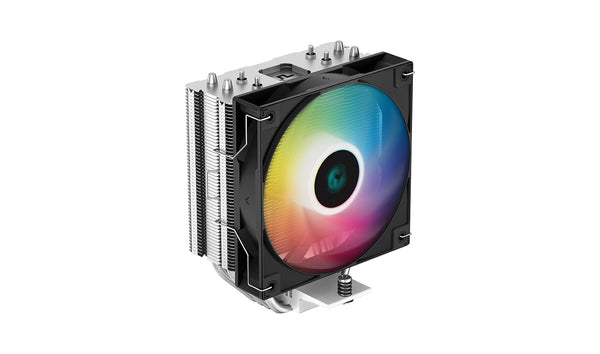 DeepCool AG400 ARGB Single Tower CPU Cooler, TDP 220W, 120mm Static ARGB Fan, Direct-Touch Copper Heat Pipes, Intel LGA1700/AMD AM5 Support
