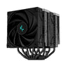 DeepCool AK620 Zero Dark High Performance CPU Cooler Dual-Tower Design, 2x120mm Fluid Dynamic Bearing Fans, 6 Copper Heat Pipes Intel LGA1700/AMD AM5