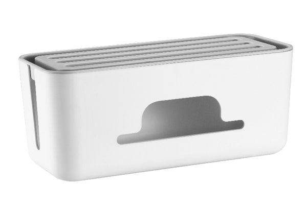 Brateck Cable Management Storage Box  Material: ABS  Dimensions 30.7x13.5x13cm -- White(LS)